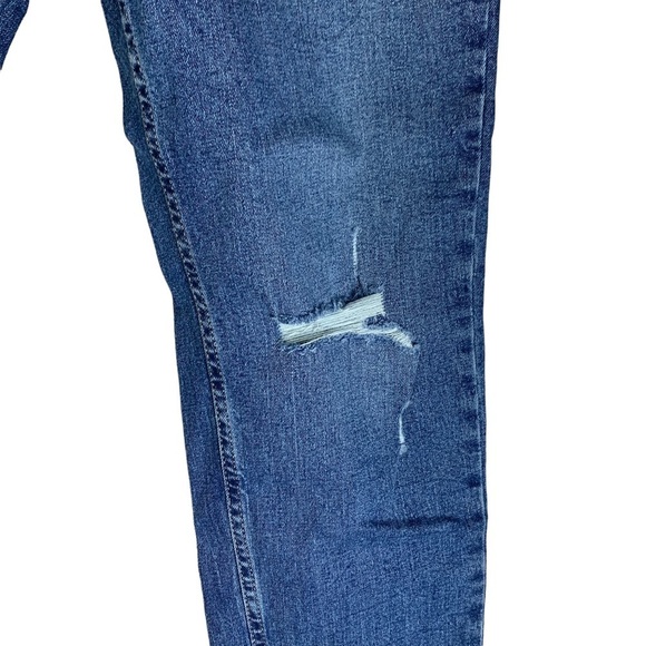 Calvin Klein New Distressed Mid Rise Boyfriend Jeans Size 27 Roll Up or Down - Picture 5 of 10